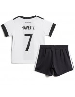 Německo Kai Havertz #7 Domácí dres pro děti MS 2022 Krátký Rukáv (+ trenýrky)